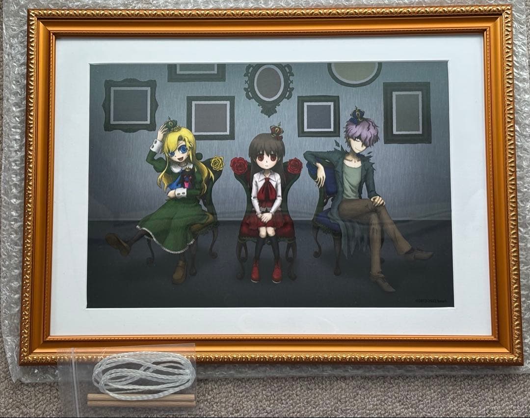 イブ　ゲーム　Ib　楽天くじS賞10周年記念額入りポートレート　ポスターA3