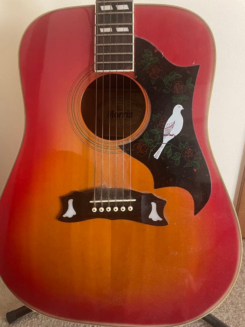 モーリスWD30日本製ギブソンヘッドダブモデル幌馬車ラベルアコステギター希少美品