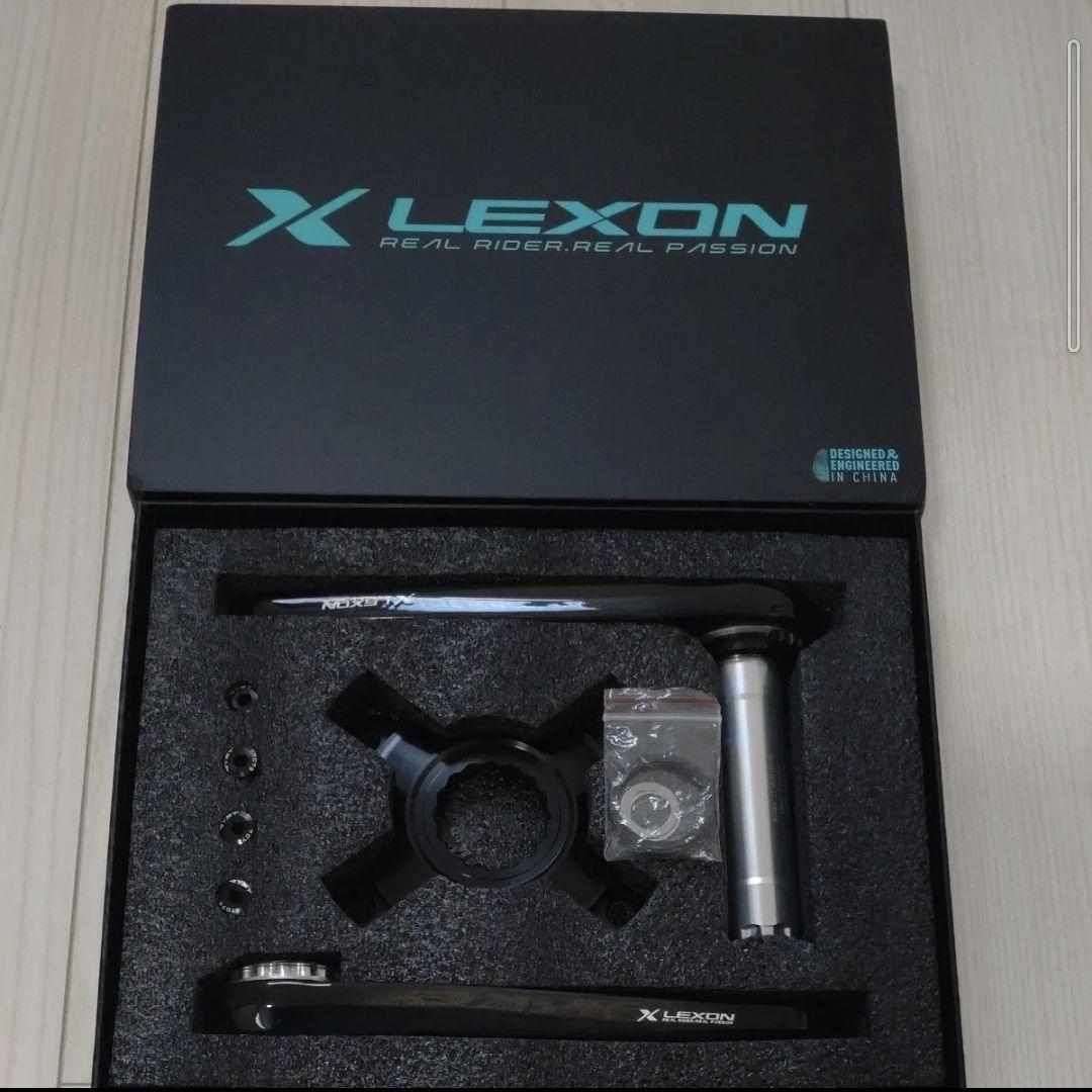 値下げ【美品】LEXON 自転車 クランクセット ブラック