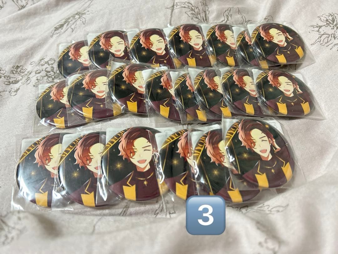 【まとめ売り】リモートホスト 明星 田邊幸輔 アクキーリングライト缶バッジ新品