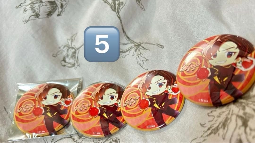 【まとめ売り】リモートホスト 明星 田邊幸輔 アクキーリングライト缶バッジ新品