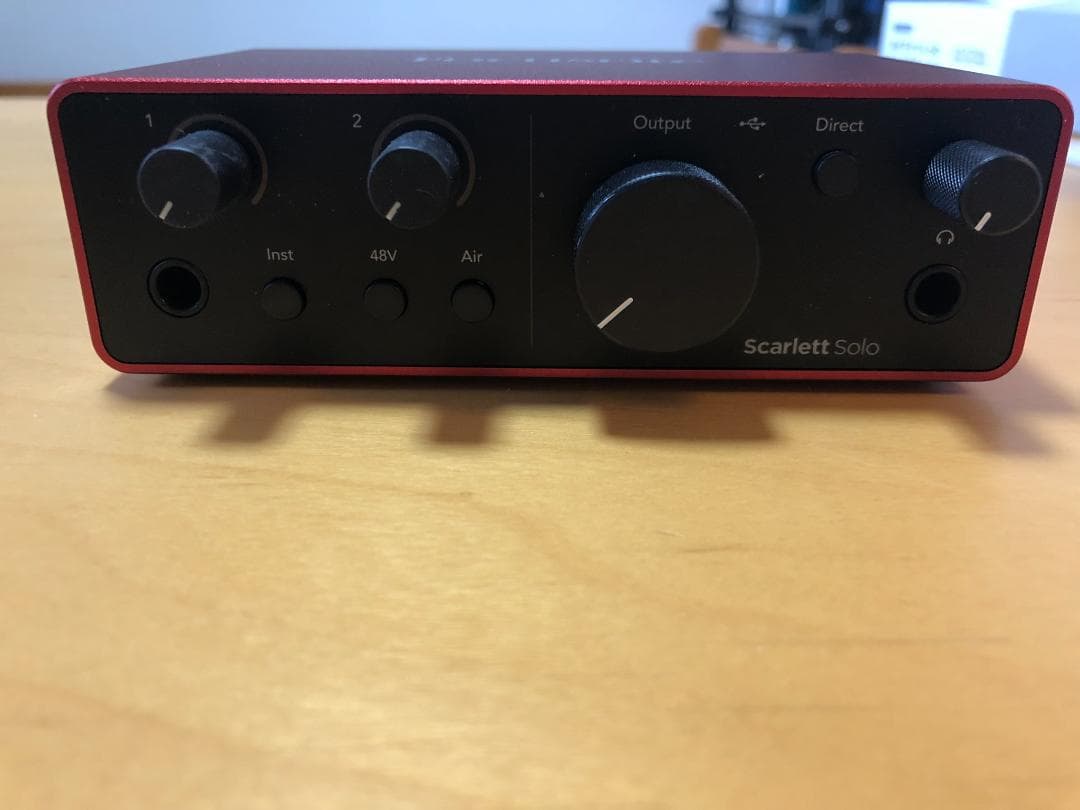 Focusrite Scarlett Solo USBインターフェース