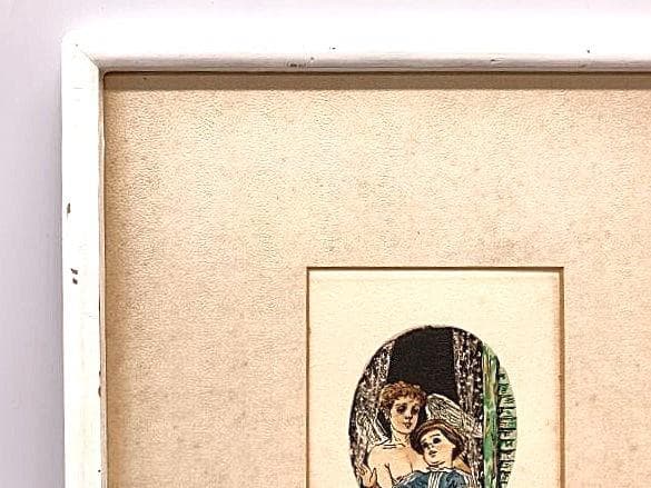 【 小松崎邦雄『天使』】　リトグラフ　ED101/120 　額装