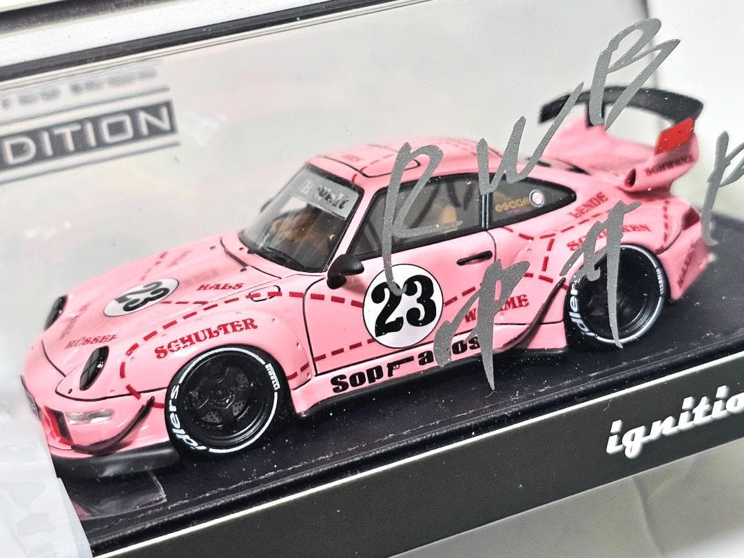 イグニッションモデル RWB 993 ポルシェ PINK PIG　1/43