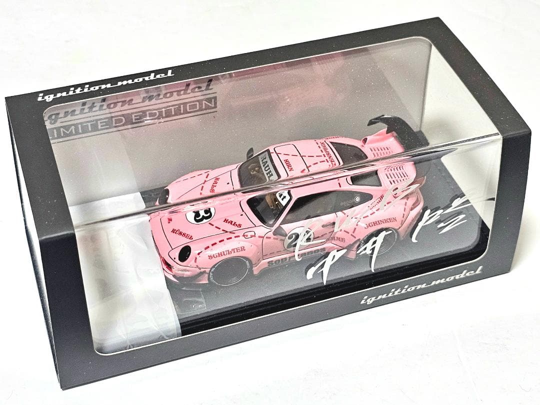 イグニッションモデル RWB 993 ポルシェ PINK PIG　1/43