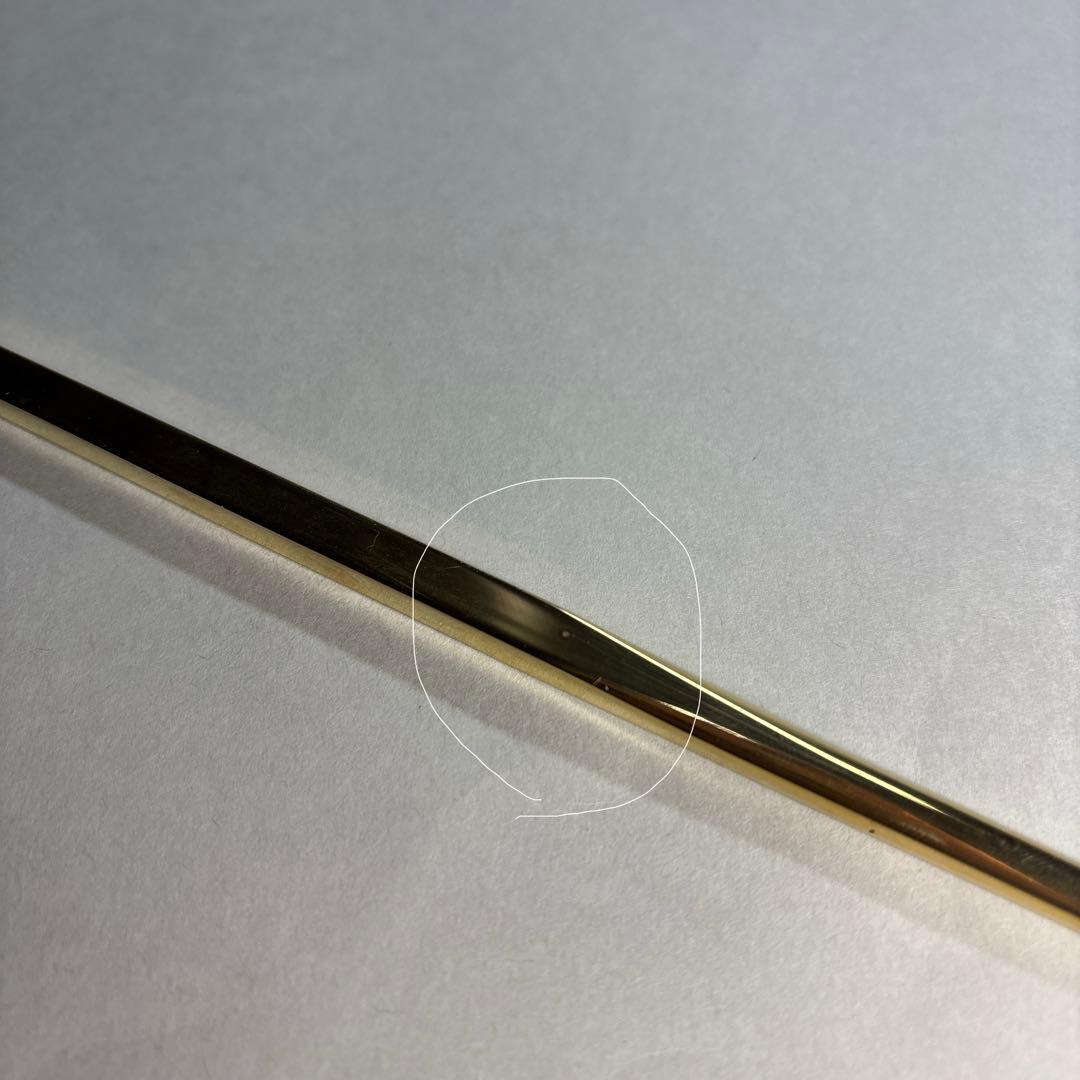 (未使用)般若勘渓　南鐐飾火箸　鳥頭 (桐箱入)