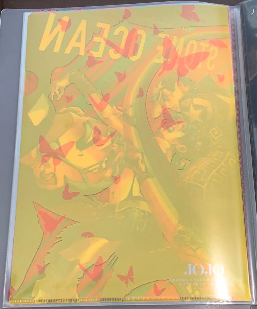 ジョジョの奇妙な冒険　原画展　クリアファイル8種類　1部〜８部