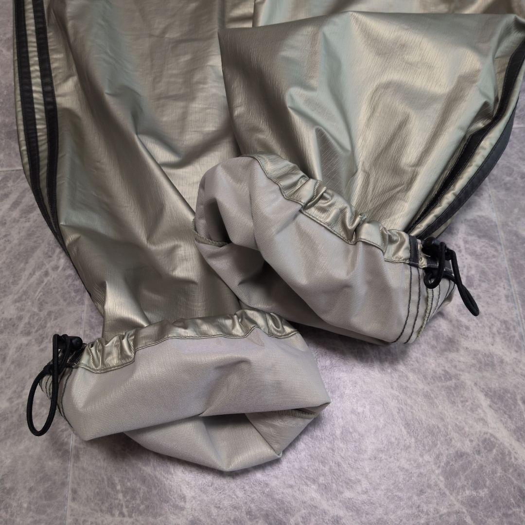 【未使用級】アディダス ジャージ 上下 セットアップ メタリック L 3本ライン