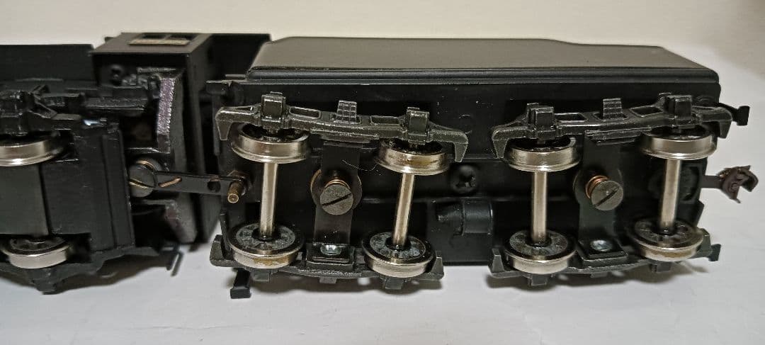 HOゲージ 天賞堂アダチ Ｄ51半流 蒸気機関車、モーター交換、メンテナンス済