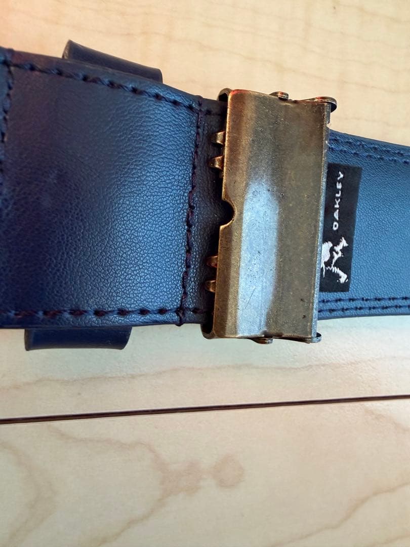 オークリー　OAKLEY ゴルフ　メンズベルト　ネイビー