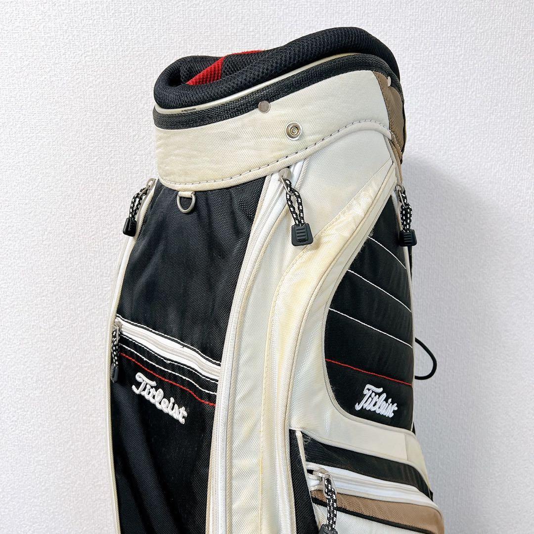 タイトリストキャディバッグ9.5型 8分割カート式ゴルフバッグ Titleist