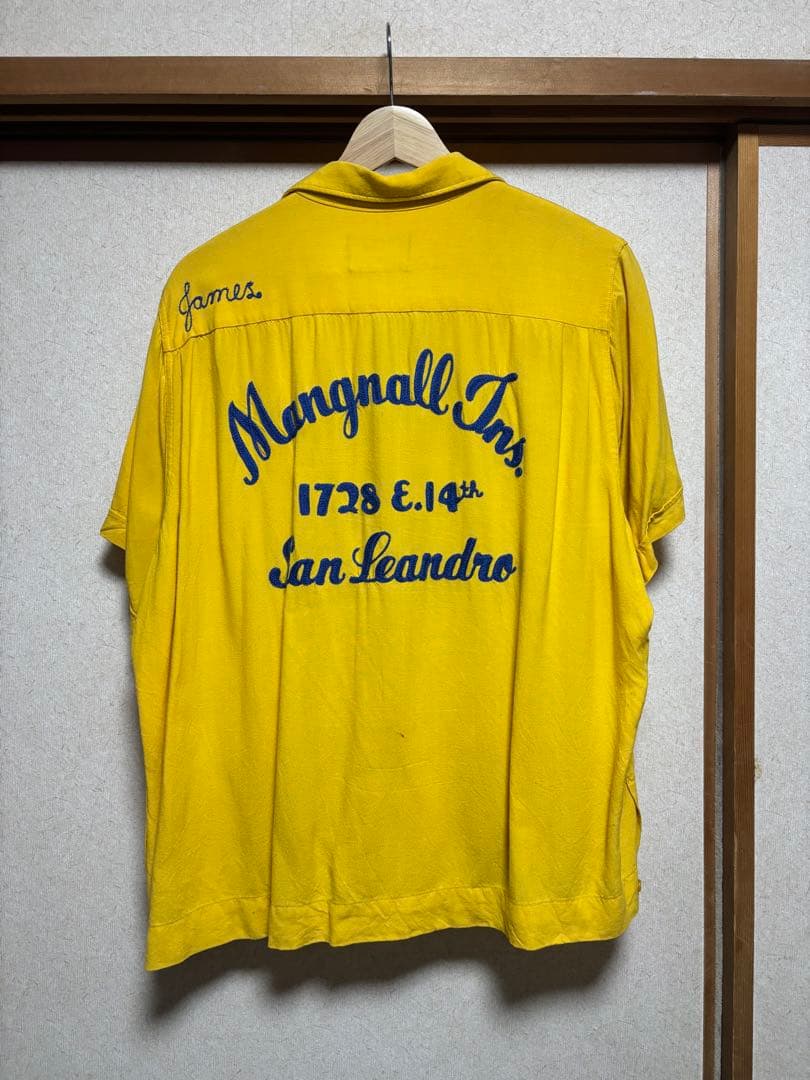 King Louie 60s vintage レーヨンボウリングシャツ