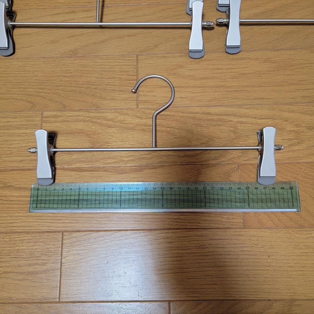 ボトム ハンガー 40本 セット ホワイトニッケルメッキ 什器 店舗