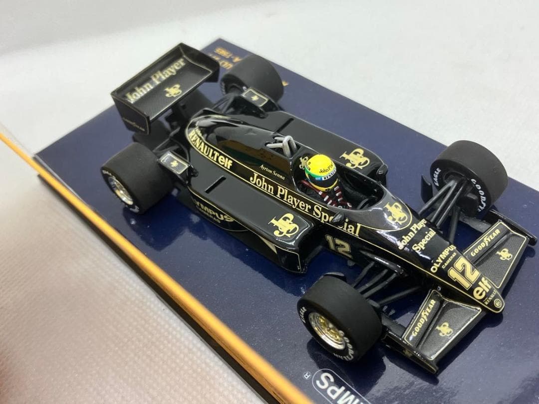 ★1/43★ロータス ルノー 97T★アイルトン・セナ★JPSタバコカスタム★