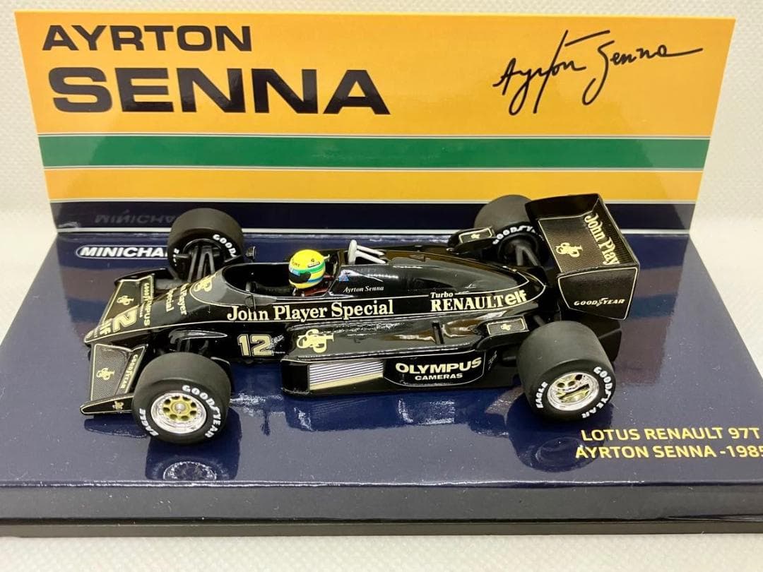 ★1/43★ロータス ルノー 97T★アイルトン・セナ★JPSタバコカスタム★