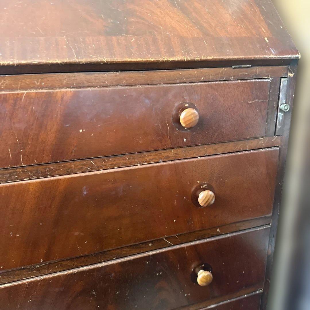 最終価格‼️アンティーク　木製ドロワー付きライティングビューローこの瞬間だけ❣️