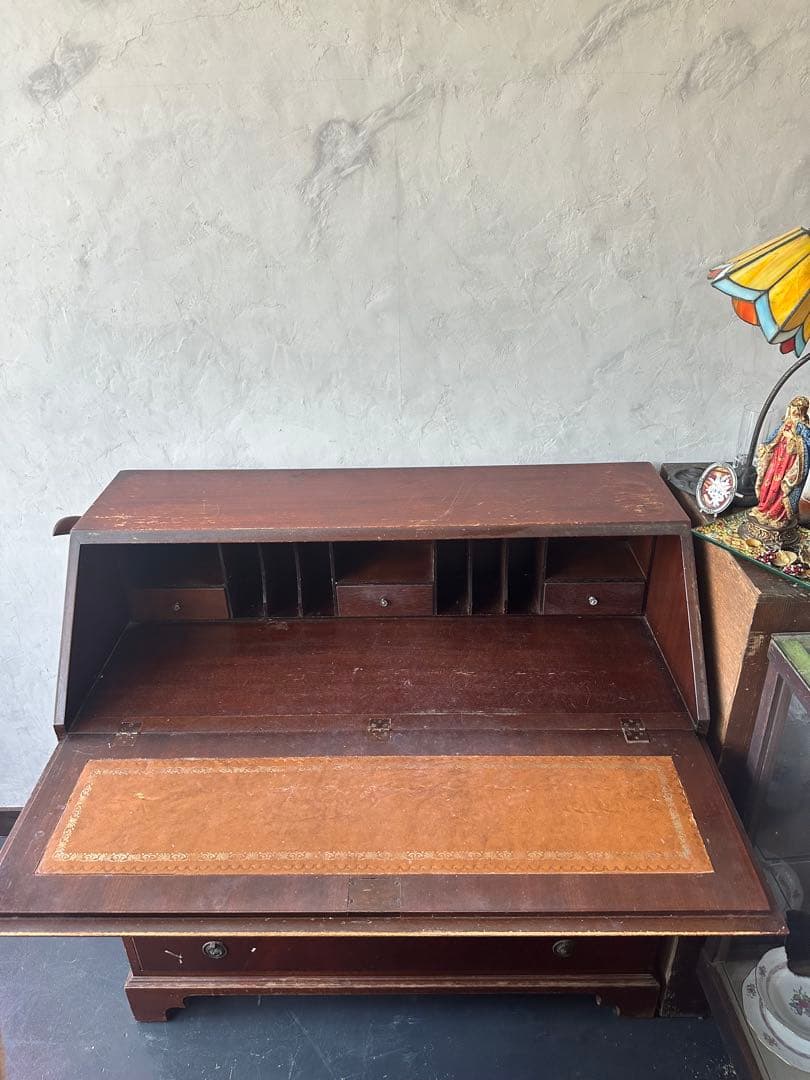 最終価格‼️アンティーク　木製ドロワー付きライティングビューローこの瞬間だけ❣️