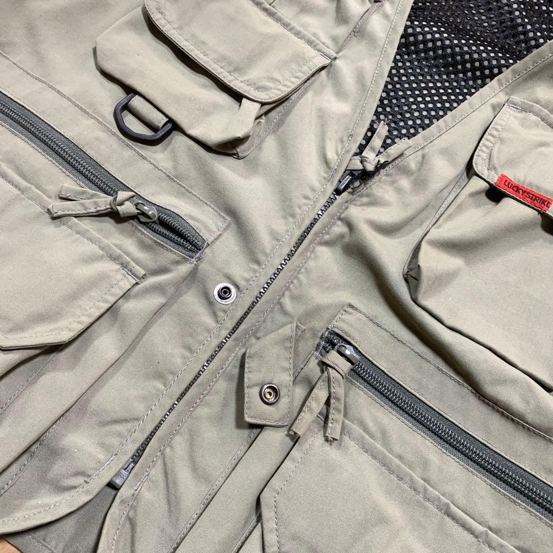 【希少】LUCKY STRIKE★ラッキーストライク★フィッシングベスト★企業物