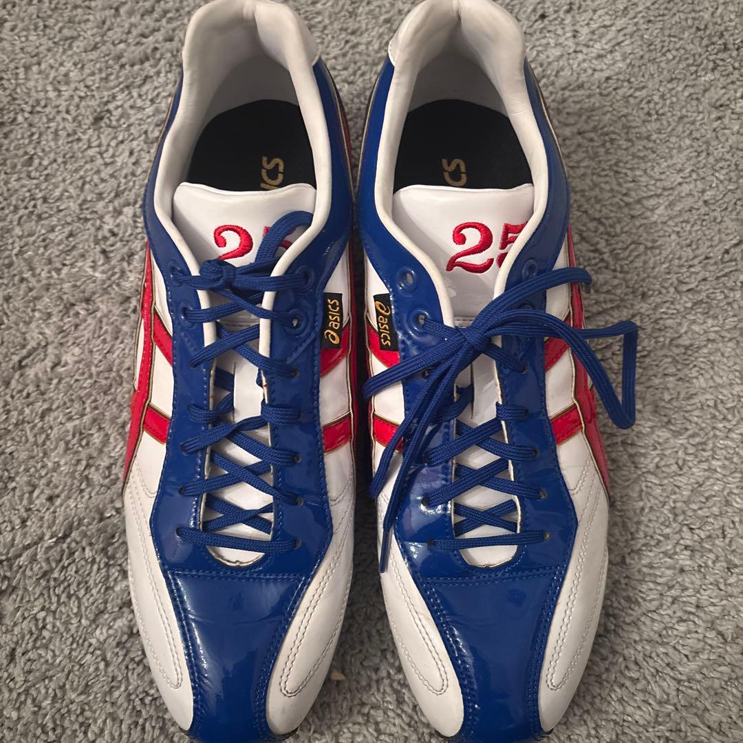 最終値下げ☆美品☆アシックス　野球スパイク　オーダー