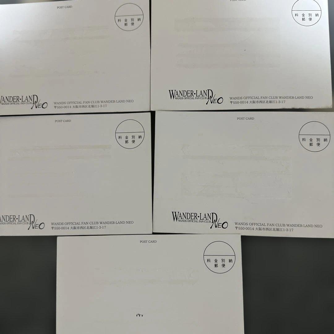 WANDS 会報vol.1-6セットポストカードクリアファイルセット