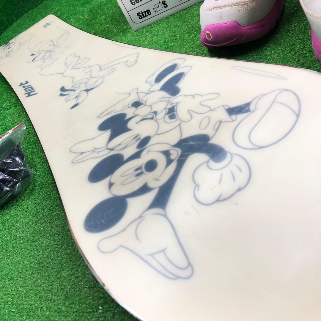 宝-627 子供用スノーボードセット122cm ビンディング新品 メンテナンス済