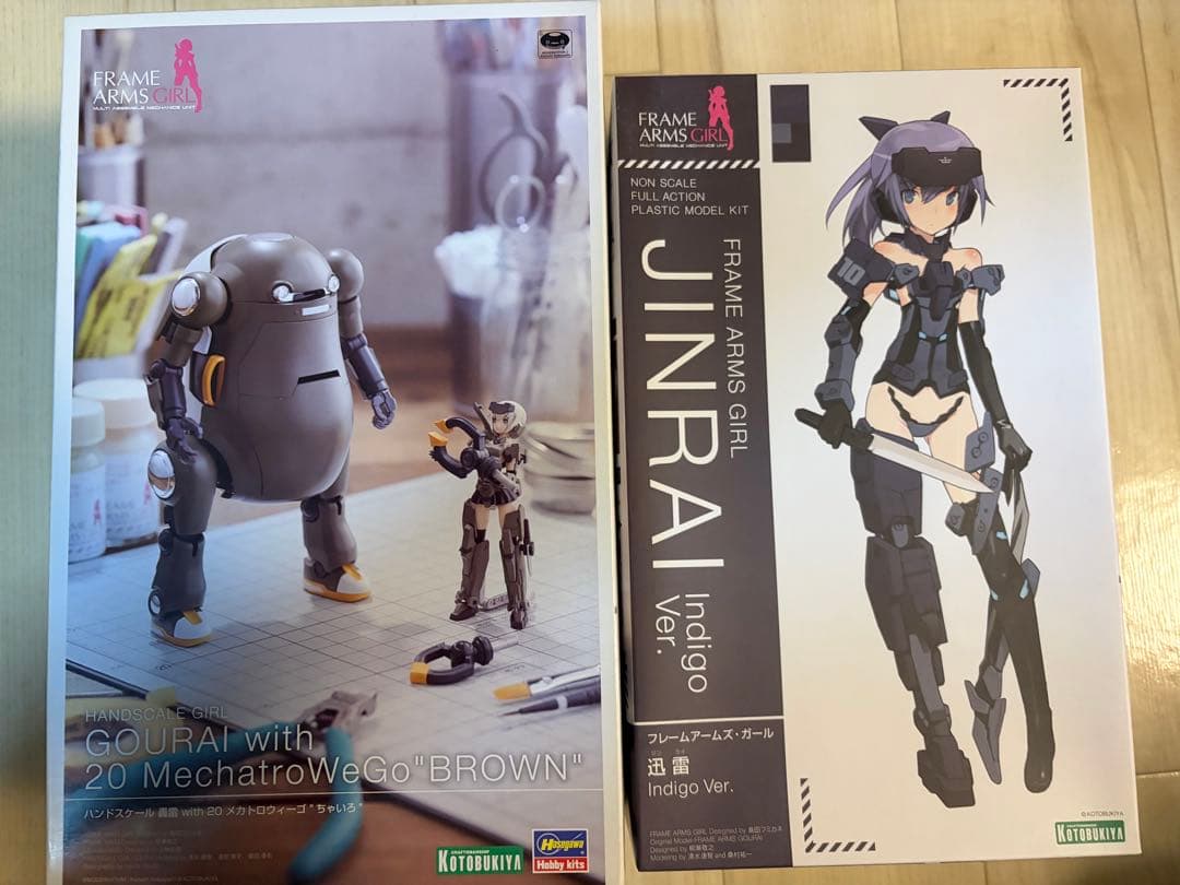 プラモセット　轟雷メカトロウィーゴ　迅雷indigo ドゥルガー　朱羅九尾ホムラ