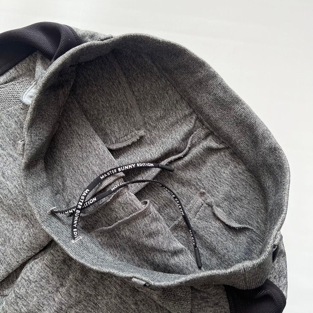 パーリーゲイツ　マスターバニー　セットアップ　サイドロゴ　メンズ　ゴルフ　グレー