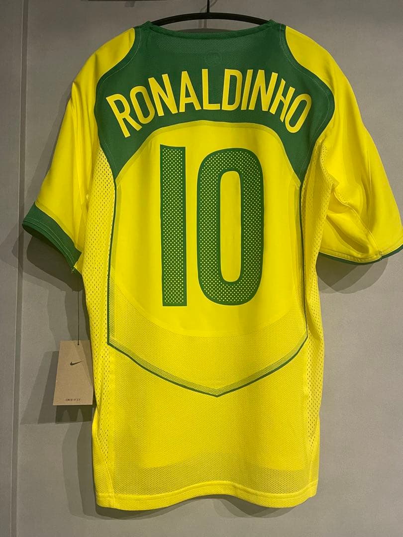 【タグ付き正規品】ロナウジーニョ ブラジル代表ユニフォーム 2004 復刻