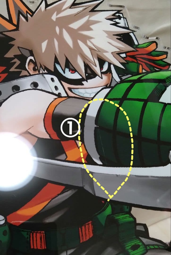 ヒロアカ　アクリルGIGAフィギュア爆豪勝己