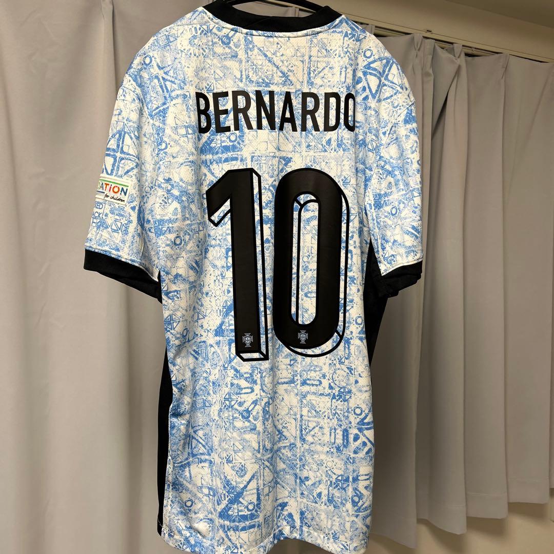 ナイキ　ポルトガル代表　アウェイ　ベルナルドシウバ　ユーロ2024フルパッチ