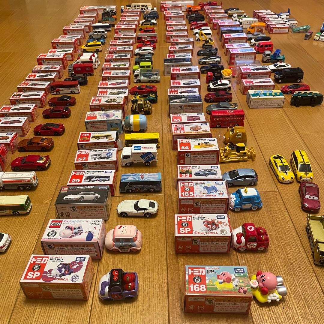 【TOMICA】トミカ等109台！まとめ売り　箱付きドリームトミカ入り！
