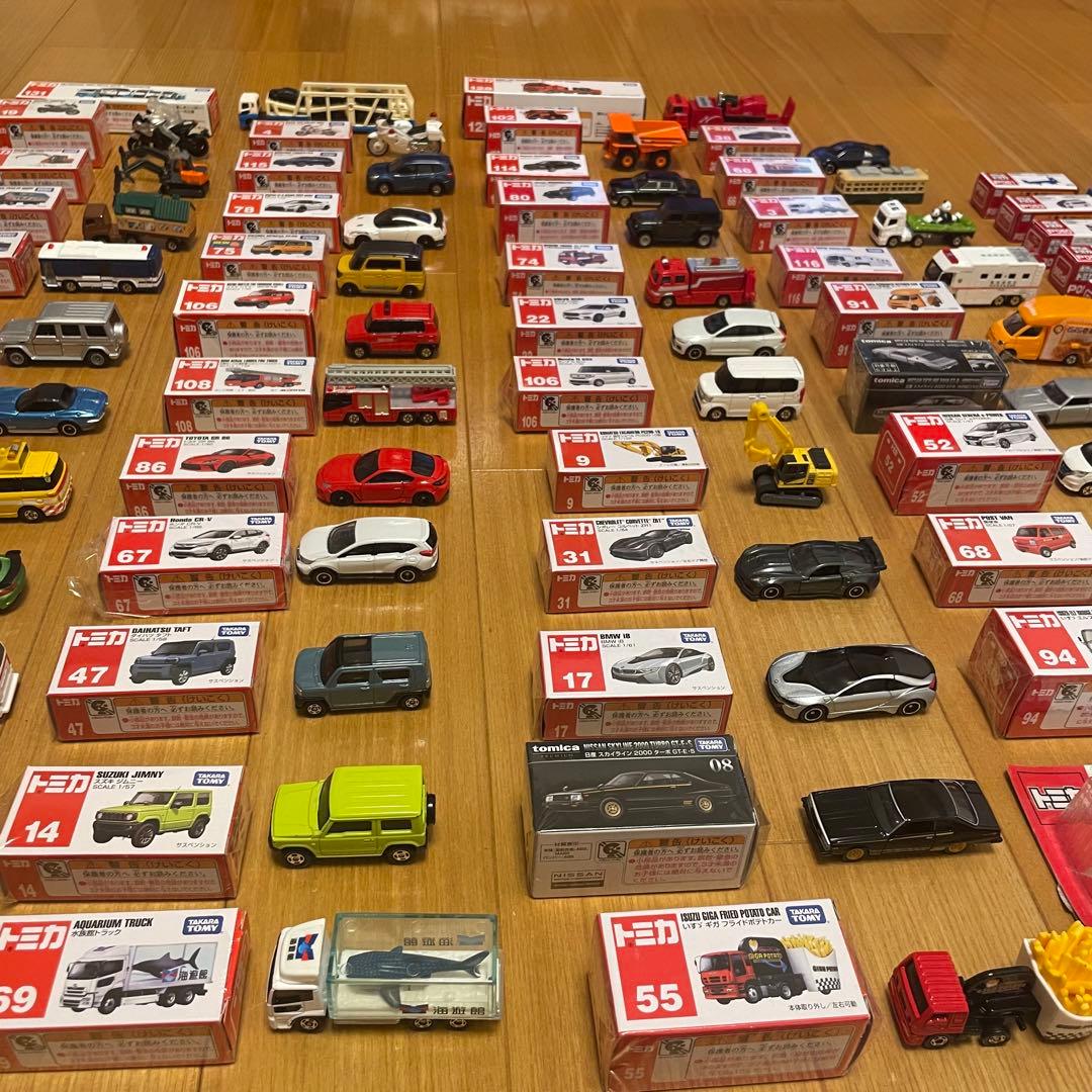 【TOMICA】トミカ等109台！まとめ売り　箱付きドリームトミカ入り！