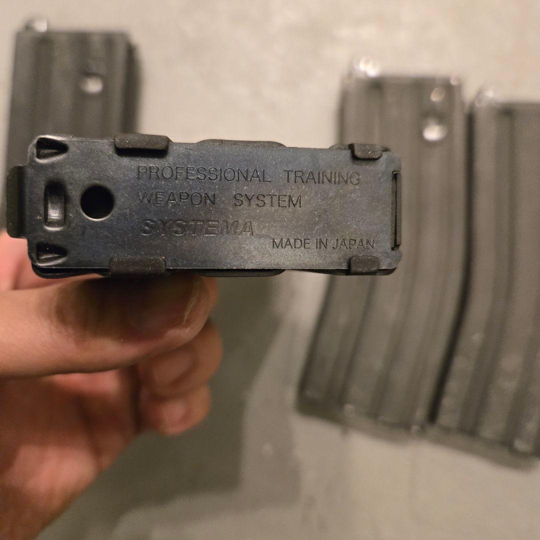SYSTEMA純正M4/M16 120連マガジン　4個セット
