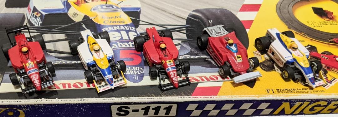 【ジャンク品】スロットカー TYCO S-111 ナイジェルマンセル推奨コース