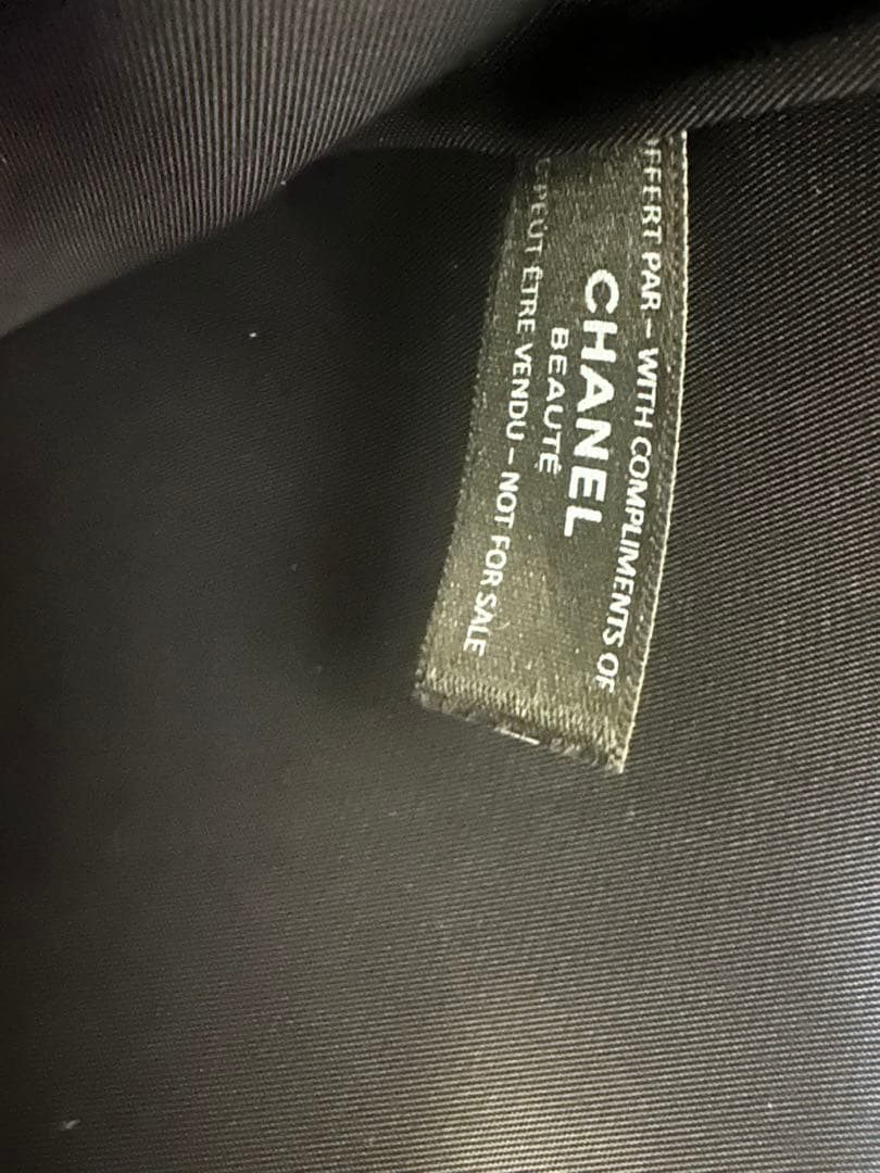 CHANELノベルティ☆スパンコールトートバッグ新品未使用シルバーダーク黒グレー