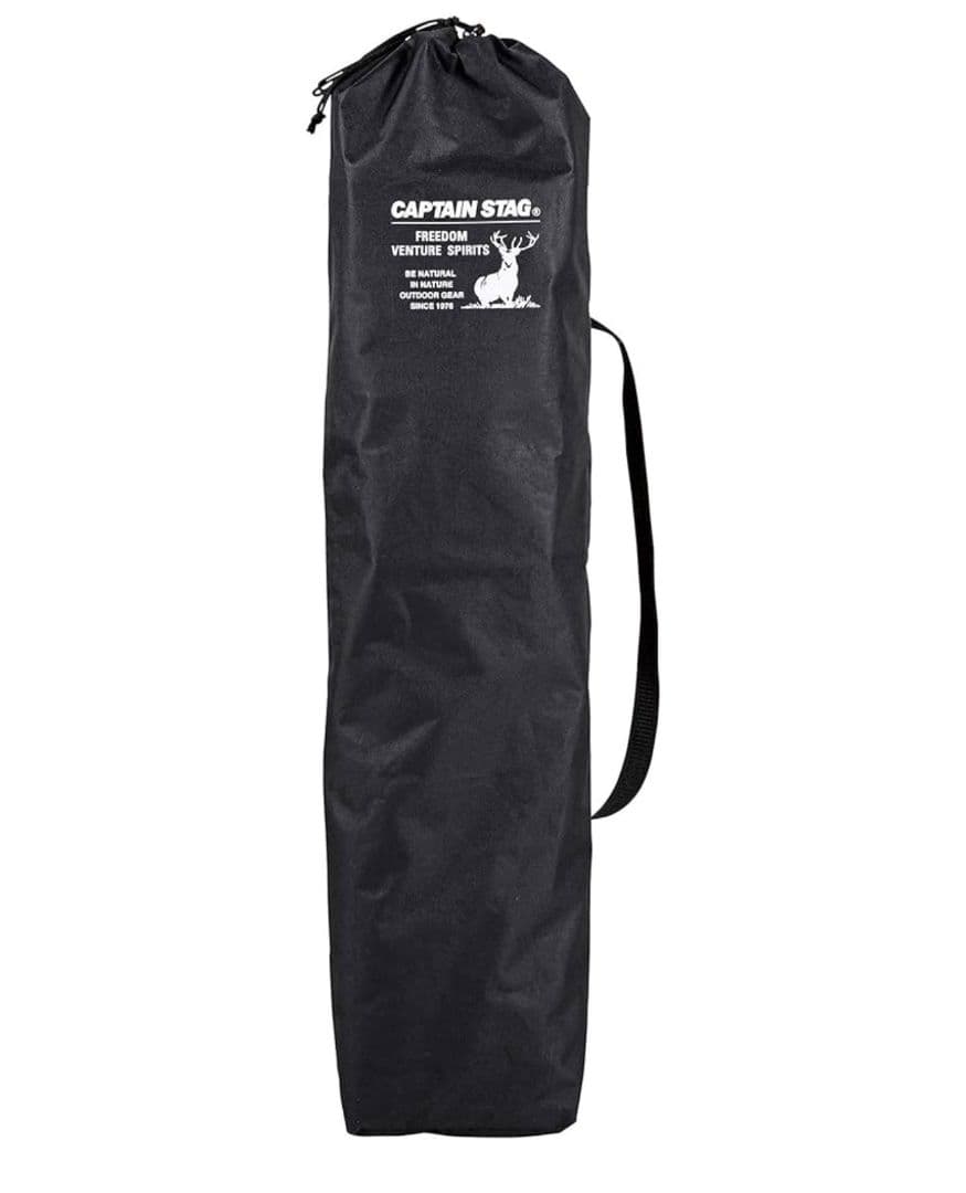 アウトドアチェア 3段階リクライニング機能 収納ポケット付き ブラック