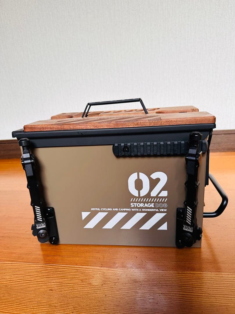 ミリタリーストレージボックス　カーキ