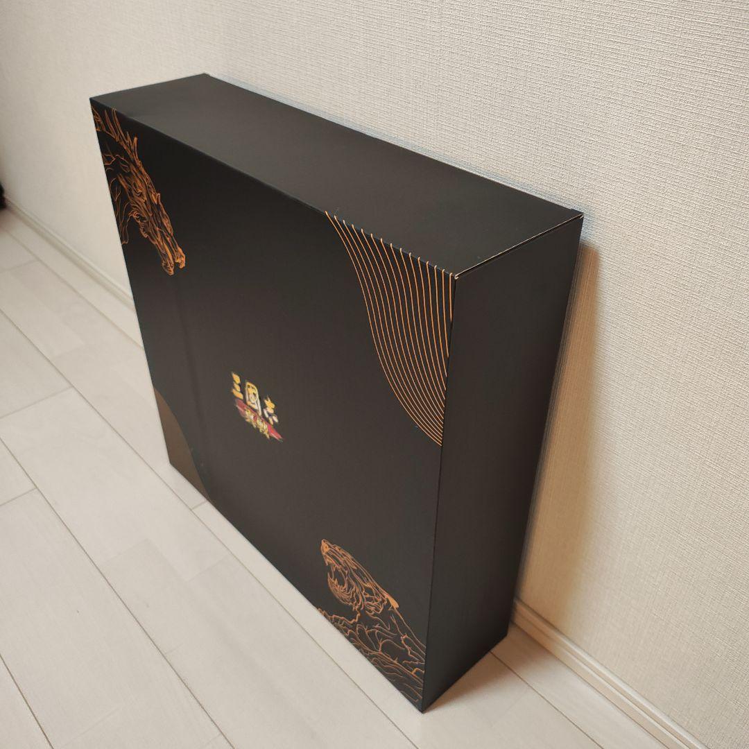 三國志真戦　白黒観星龍虎記念囲碁セット　欅板・雲子碁石