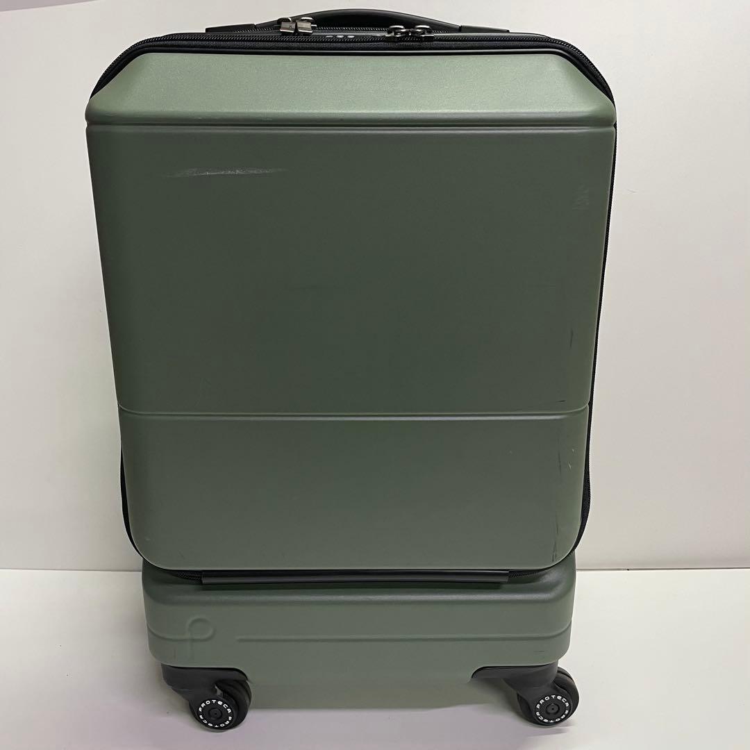 ○ PROTECA プロテカ　キャリーバッグ　ハード　グリーン系