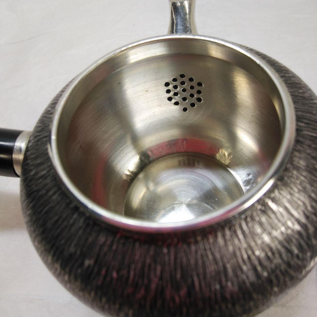 煎茶道具  錫半    煎茶道具一式     共箱