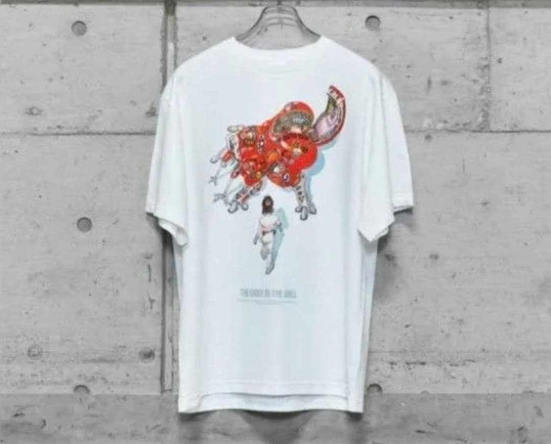 大友克洋 × 攻殻機動隊 トリビュート Tシャツ 士郎正宗の世界展　L