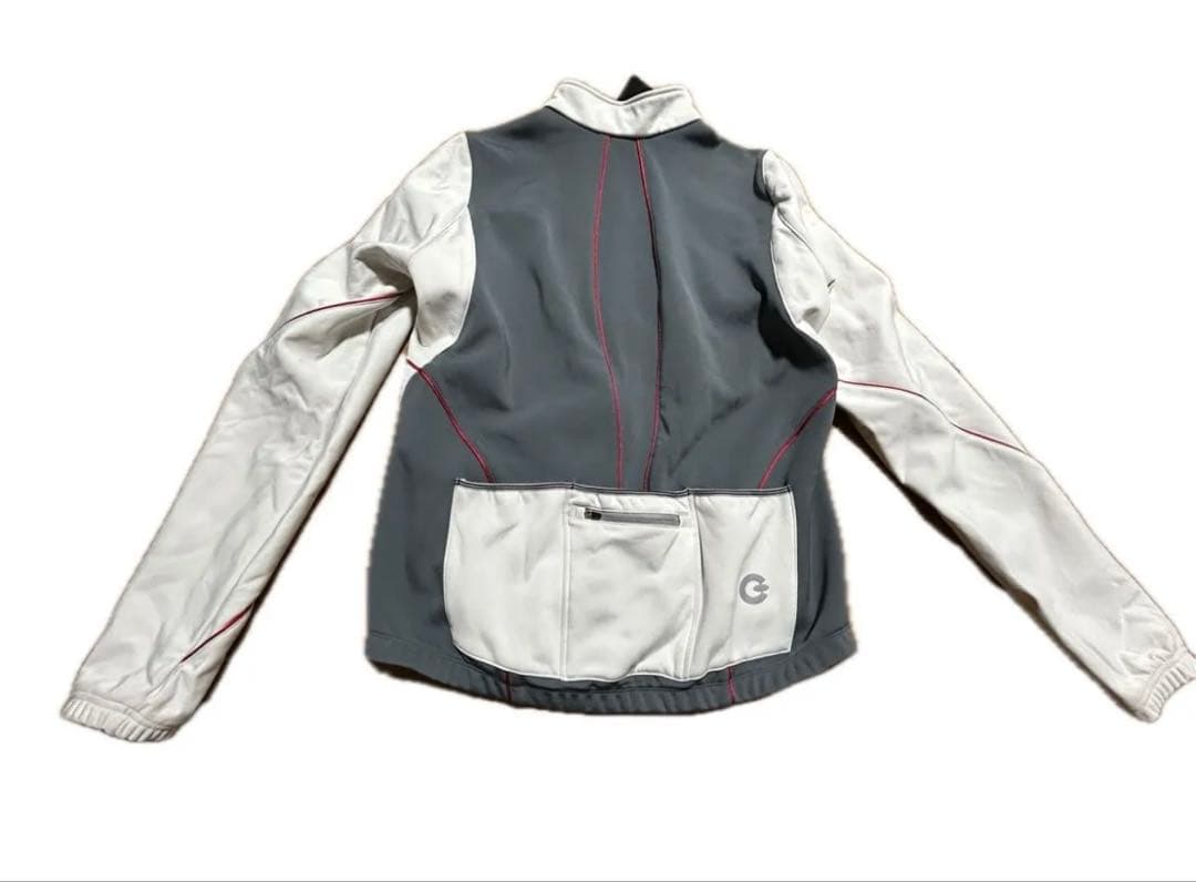 ゴールドウイン　 サイクルジャケット 長袖 裏起毛 白　XL