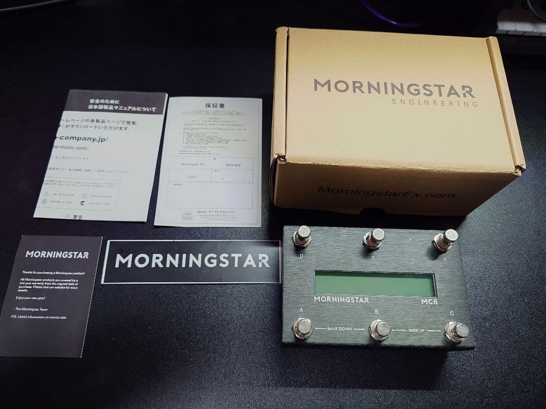 MORNINGSTAR MC6 MIDIコントローラー