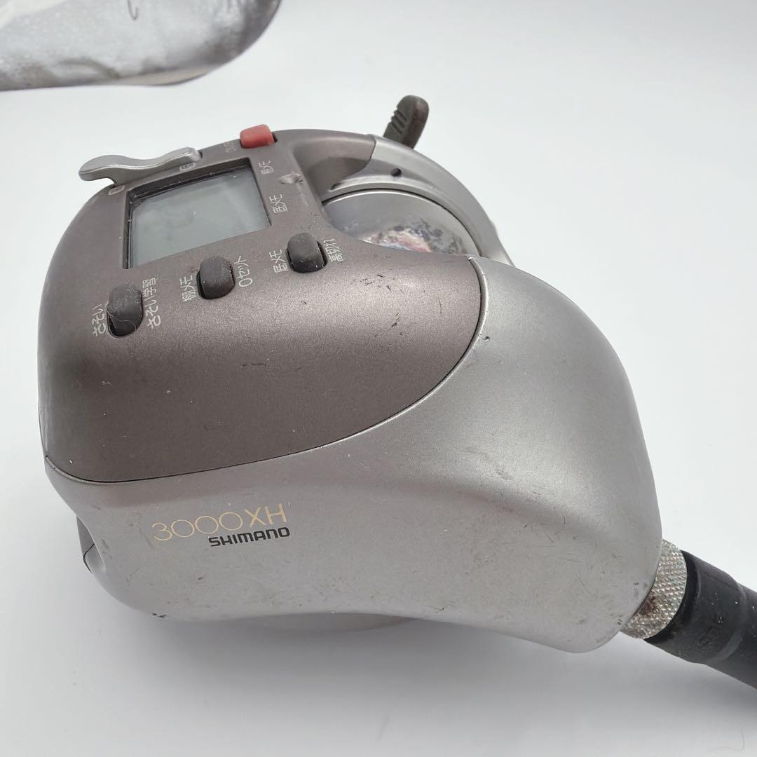 少々難あり　SHIMANO 電動リール 3000XH 電源ケーブルつき