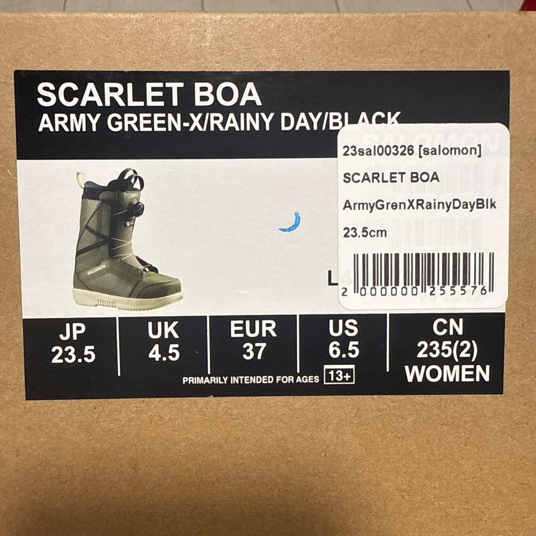 SALOMON SCARLET BOA スノーボードブーツ 23.5cm