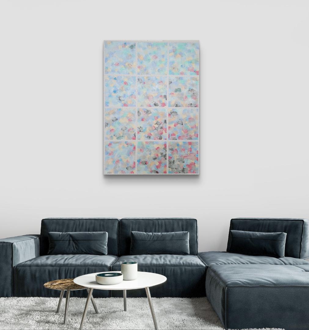 純情可憐 / 抽象画 キャンバス 90×65㎝ 原画のみ モダン アートパネル