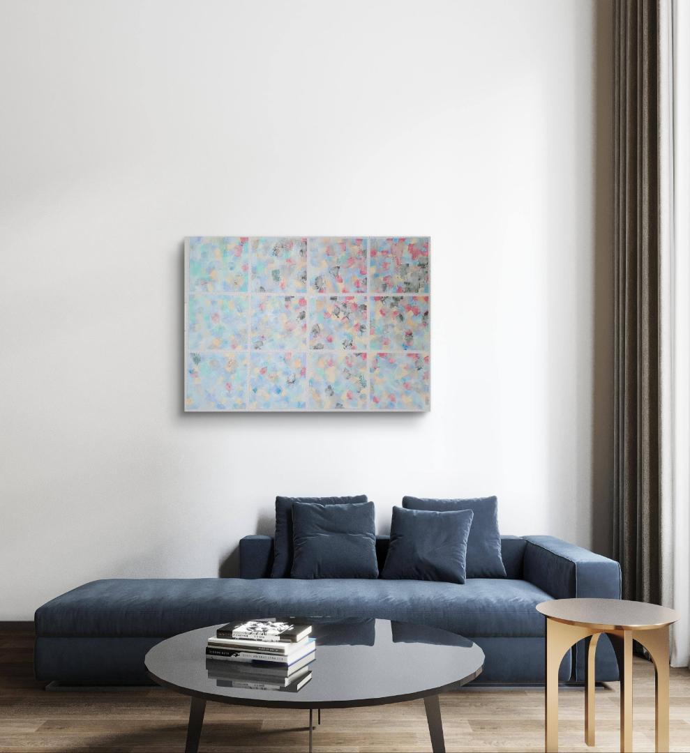 純情可憐 / 抽象画 キャンバス 90×65㎝ 原画のみ モダン アートパネル