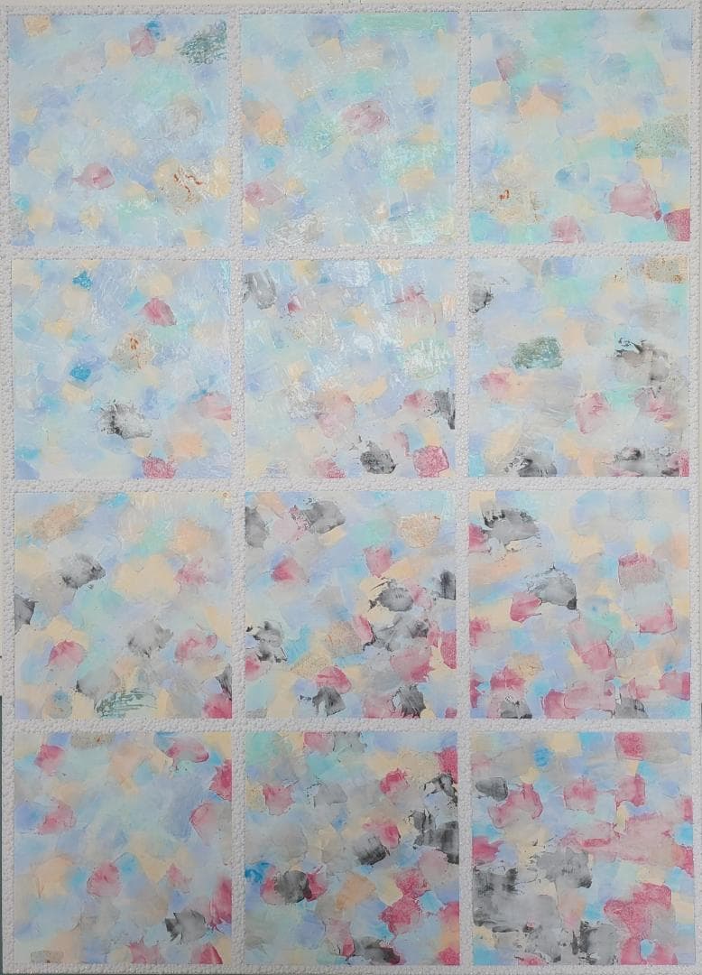 純情可憐 / 抽象画 キャンバス 90×65㎝ 原画のみ モダン アートパネル