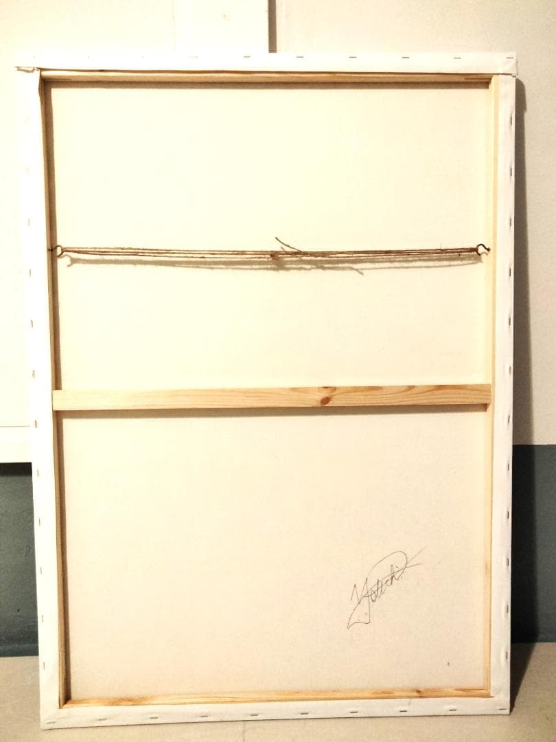 純情可憐 / 抽象画 キャンバス 90×65㎝ 原画のみ モダン アートパネル