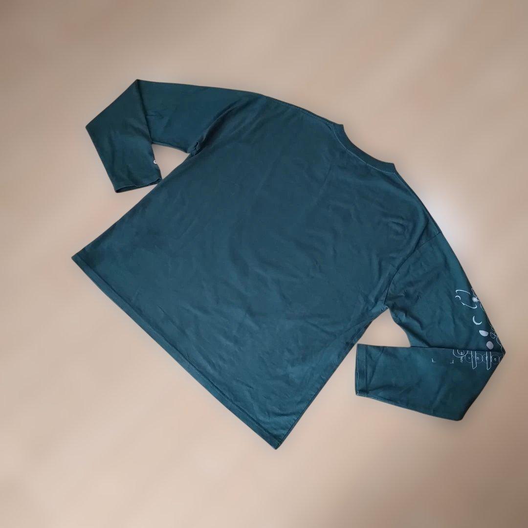 【ずっと真夜中でいいのに。】ロングTシャツ/ダークグリーン